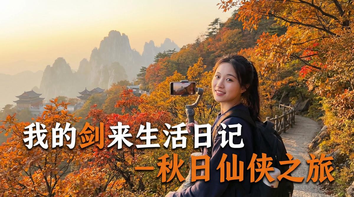 糖心vlog生活视频 - 糖心vlog户外生活视频：秋日山野Vlog | 手持稳定器视频教程